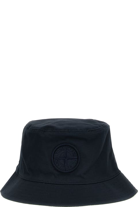 メンズ Stone Islandの帽子 Stone Island Logo Embroidery Bucket Hat