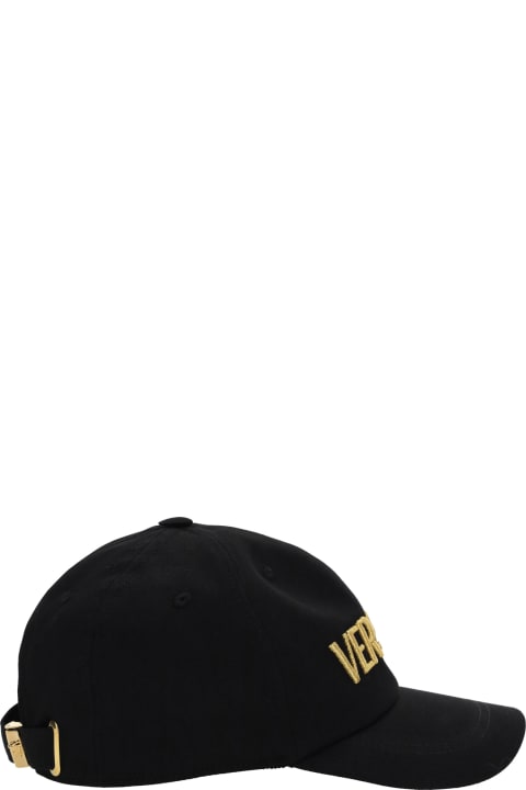 メンズ Versaceの帽子 Versace Logo Baseball Cap