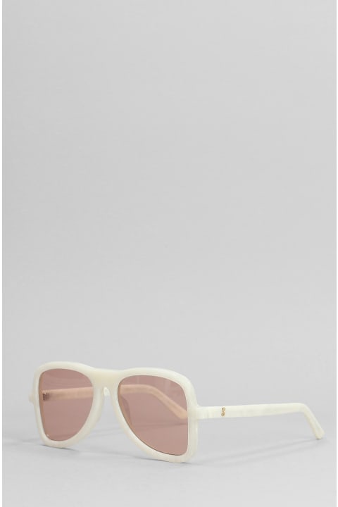 Séfr Eyewear for Men Séfr Sunglasses In White Acetate