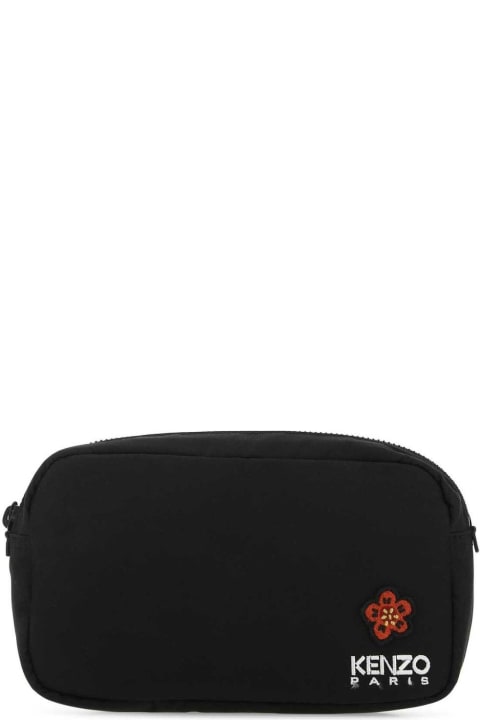 Poppy-patch Zipped Belt Bag