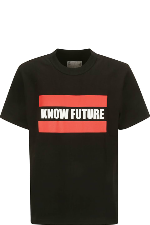 Sacai Topwear for Men Sacai Know Future T-shirt