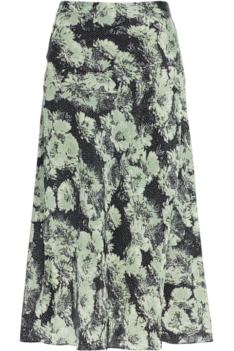 Tory Burch Skirts for Women Tory Burch Satin Midi Skirt