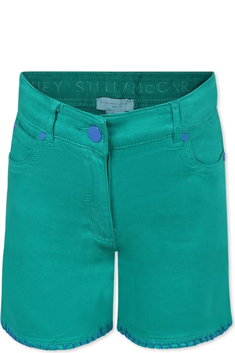 インテリア Stella McCartney Kids Green Shorts For Girl With Strawberry