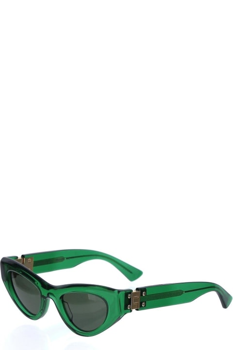 ウィメンズ Bottega Venetaのアクセサリー Bottega Veneta Green Sunglasses
