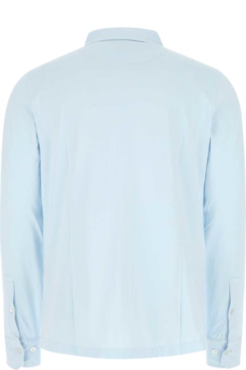Hartford Shirts for Men Hartford Light-blue Cotton Shirt