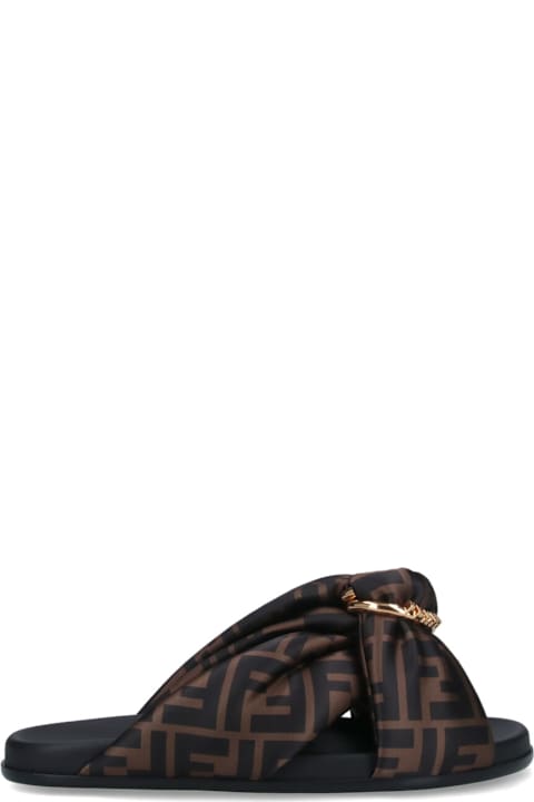 Fendi "feel" Slide Sandals