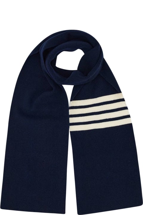 Scarves for Men Thom Browne ' Full Needle Rib ' Cashmere Scarf
