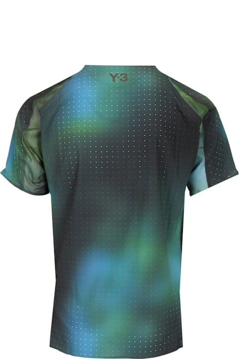 Y-3 لـ Men Y-3 Running T-shirt Aop