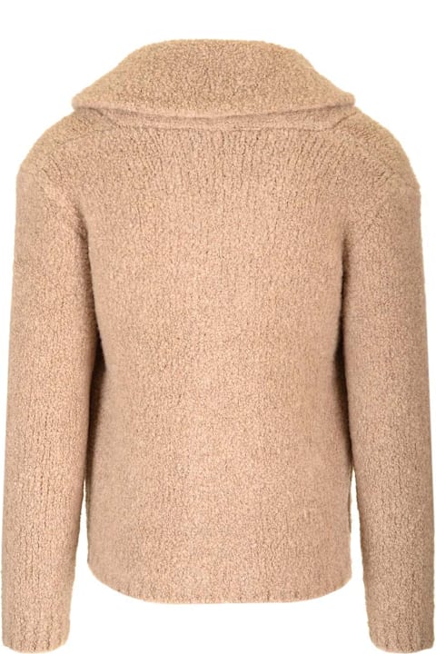 Gabriele Pasini for Men Gabriele Pasini Beige Boucle Cardigan