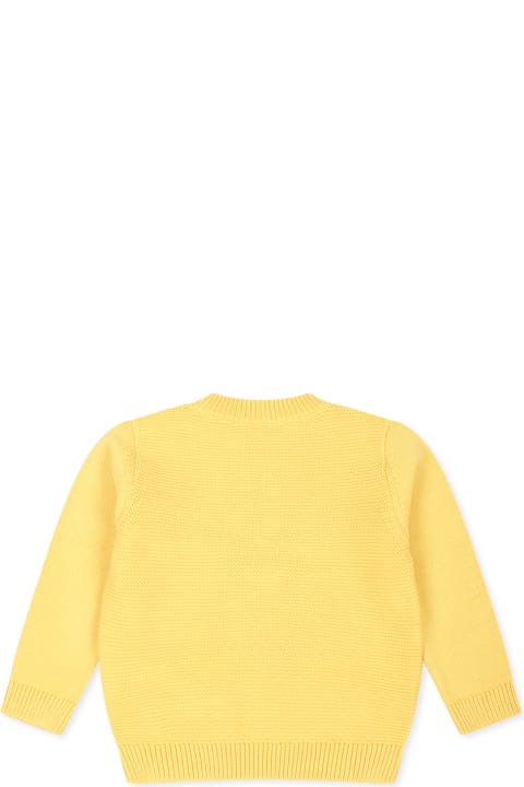 Stella McCartney Kids Sweaters & Sweatshirts for Baby Boys Stella McCartney Kids Yellow Sweater For Baby Boy With Chick