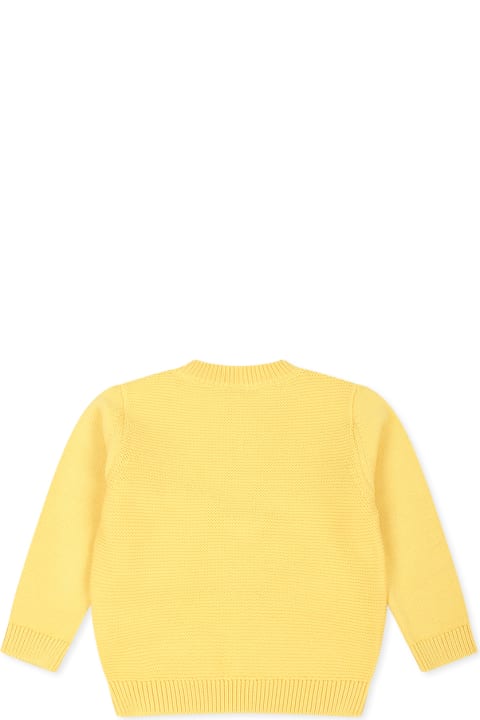 Stella McCartney Kids Topwear for Baby Girls Stella McCartney Kids Yellow Sweater For Baby Boy With Chick