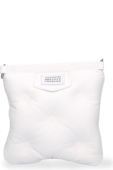 Shoulder Bags for Men Maison Margiela Glam Slam Logo Patch Messenger Bag