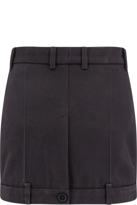 Balenciaga Sale for Women Balenciaga Wool Deconstructured Skirt