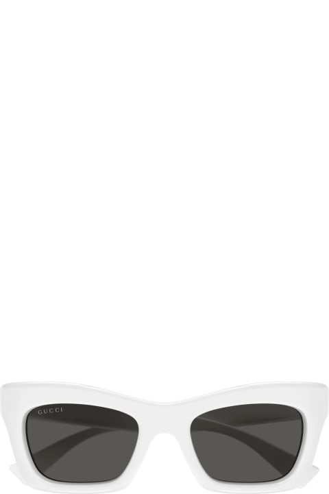 ウィメンズ アクセサリー Gucci Eyewear Gg1773s Gucci Lido 002 Bianco Sunglasses