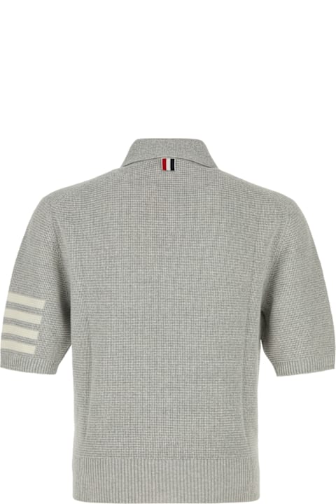 Thom Browne for Homeware Thom Browne Textured Stitchrelaxed Fit Sspolo In L