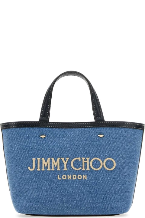 Jimmy Choo Totes for Women Jimmy Choo Denim Mini Marli Handbag