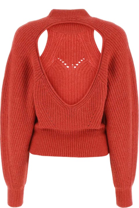 ウィメンズ新着アイテム Isabel Marant Red Wool Blend Palma Sweater