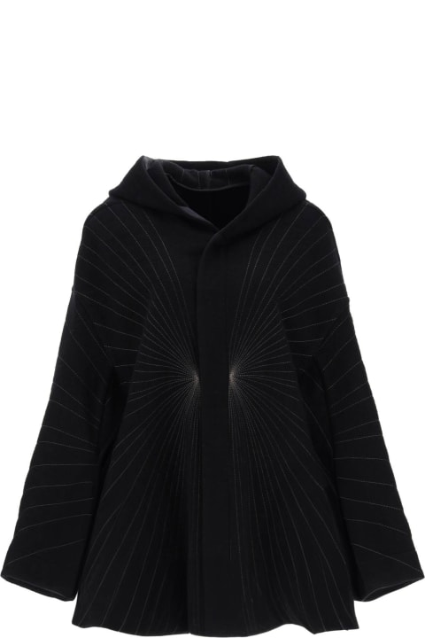 Fashion for Women Rick Owens 'peter' Coat With Radiance Embroidery