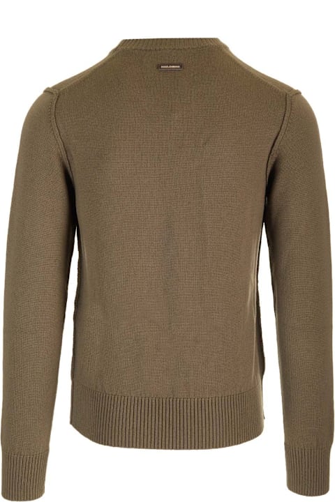 Homeware Dolce 
Gabbana Dark Brown Crewneck Knit