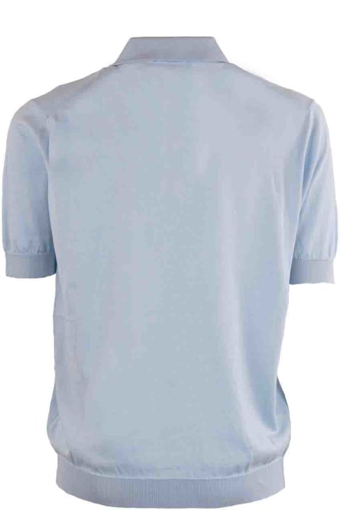 Lardini Topwear for Men Lardini Lardini T-shirts And Polos Light Blue