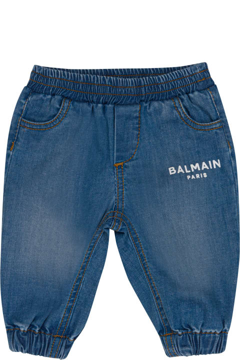 Bottoms for Baby Boys Balmain Jeans Neonato