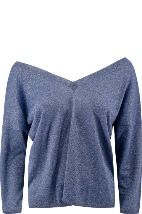 Be You Sweaters for Women Be You V-neck Lurex
