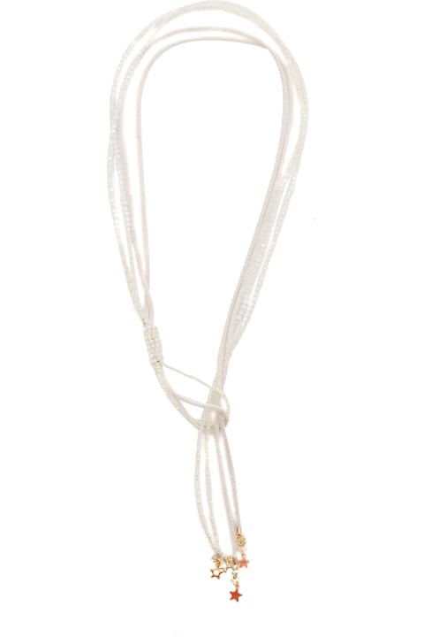 Necklaces for Women Lorena Antoniazzi White Beaded Necklace