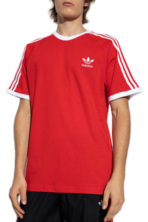 メンズ ウェア Adidas Originals Logo Detailed Crewneck T-shirt