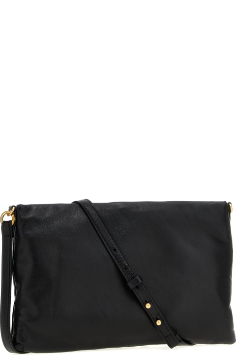 Dries Van Noten Clutches for Women Dries Van Noten Logo Leather Clutch Bag