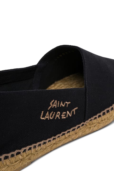 Other Shoes for Men Saint Laurent Saint Laurent Man's Canvas Espadrilles With Side Logo