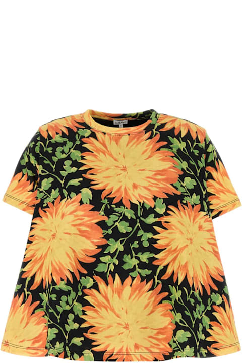 Fleeces & Tracksuits for Women Loewe Printed Cotton Blend T-shi