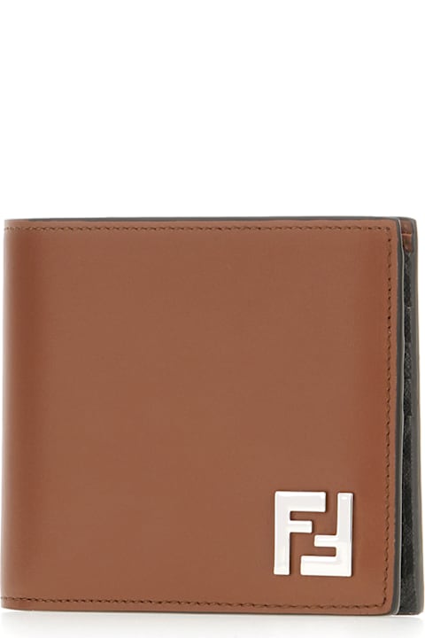 Fashion for Men Fendi Brown Leather Wallet