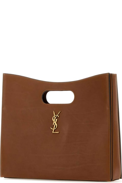 Saint Laurent Bags for Women Saint Laurent Caramel Leather Junon Handbag