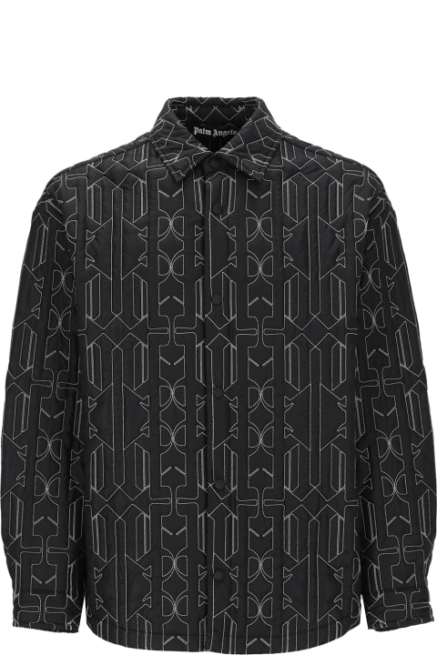 Palm Angels for Men Palm Angels All Monogram Quilted Dover Jacket