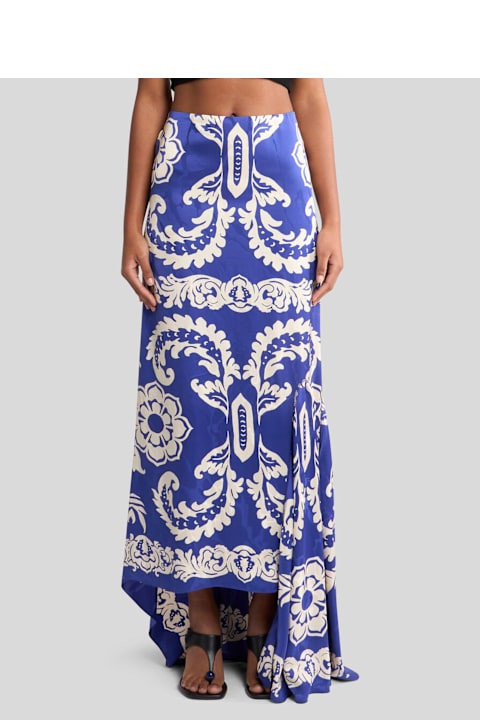 Skirts for Women Etro Asymmetrical Long Skirt