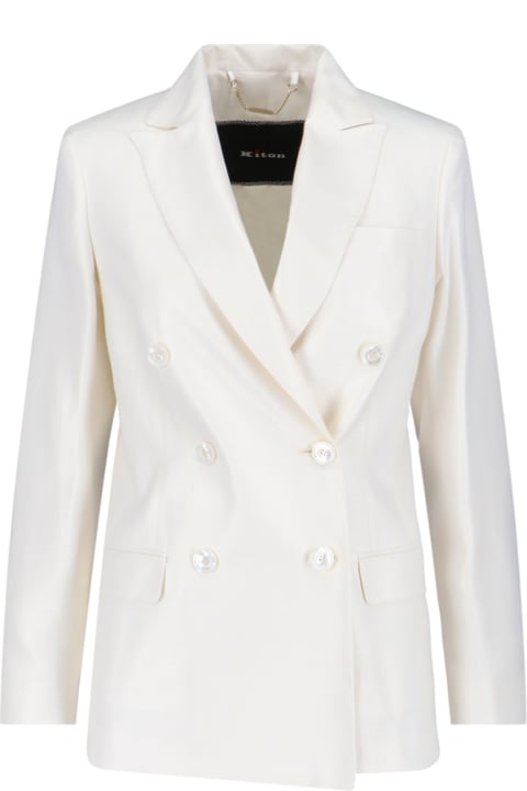 Coats & Jackets for Women Kiton Double-breasted Blazer
