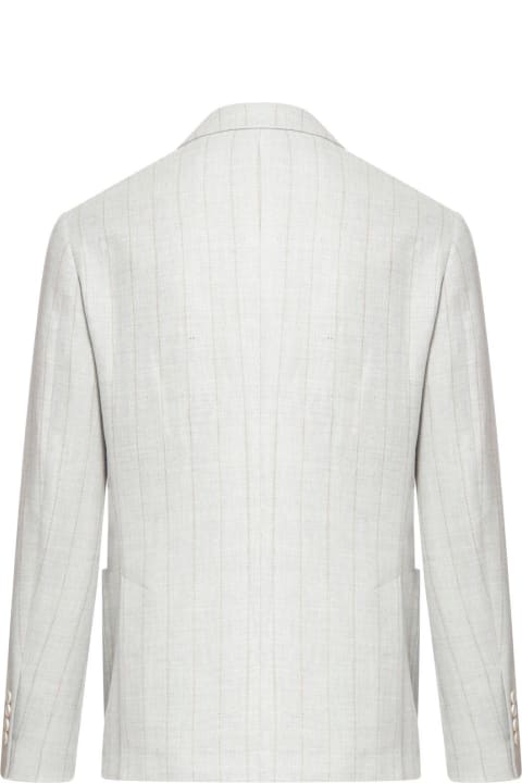 Brunello Cucinelli Clothing for Men Brunello Cucinelli Single Breasted Long-sleeved Suit