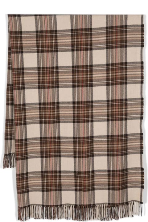 Scarves & Wraps for Women Etro Check-print Virgin Wool Scarf