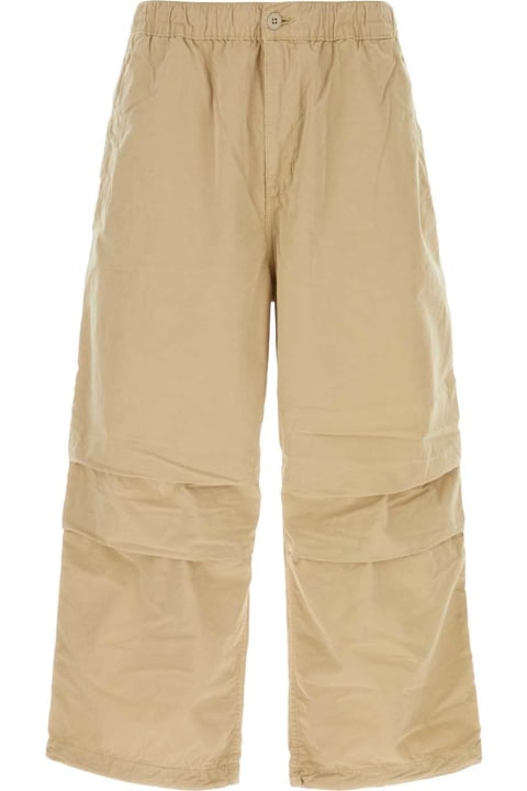 Carhartt Pants for Men Carhartt Beige Cotton Judd Pant