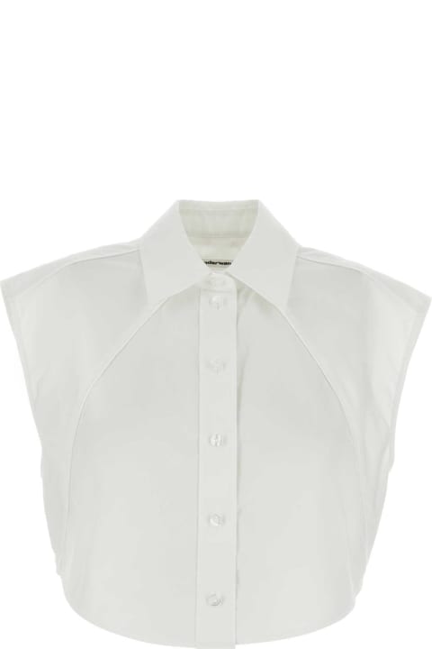 Fashion for Women T by Alexander Wang White Poplin Shirt