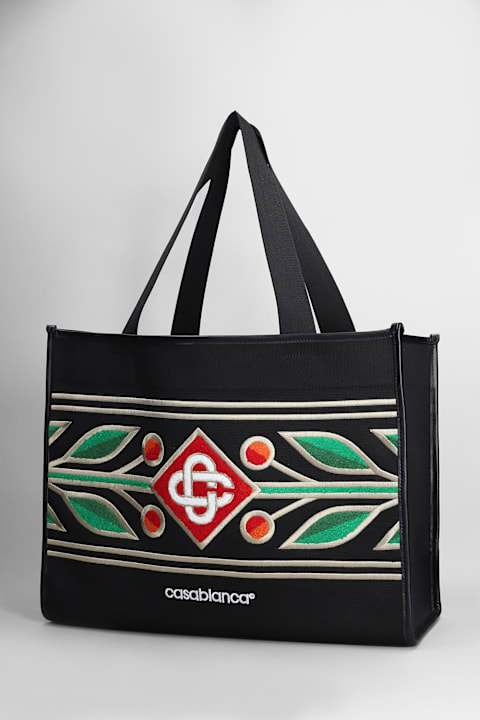 Casablanca حقائب توتي لـ السيدات Casablanca Tote In Black Polyester