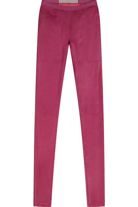 Clothing Sale for Women Rick Owens Leather Leggings