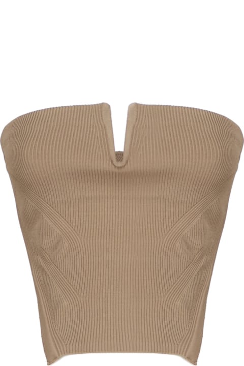Fashion for Women Dion Lee Angular Ribbed Bustier