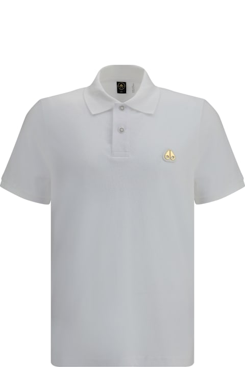 Moose Knuckles for Men Moose Knuckles Everett Gold Polo Shirt