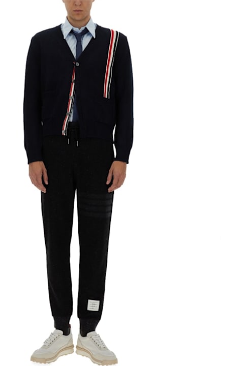 Thom Browne for Men Thom Browne Silk And Cotton Pants