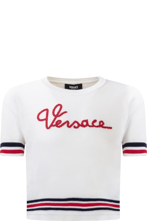 Sweaters & Sweatshirts for Girls Versace Versace Nautical Shirt