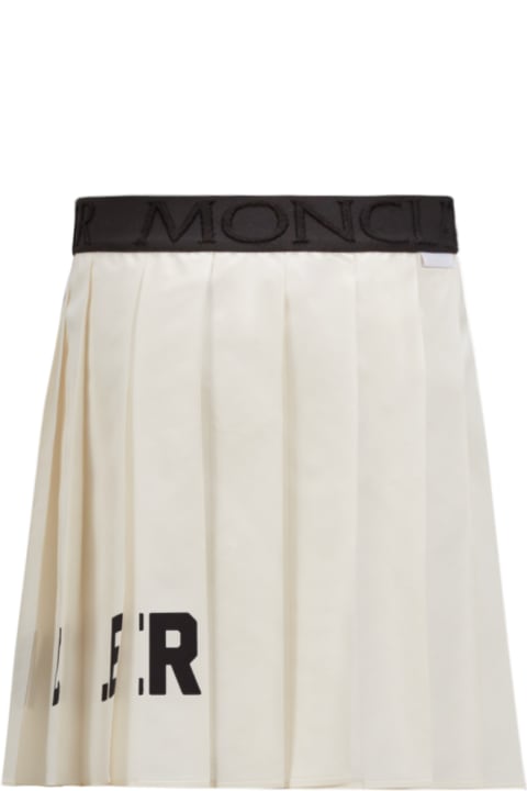 Moncler for Girls Moncler White Skirt Girl