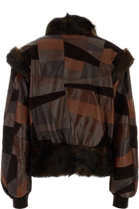 Chloé Multicolor Leather Jacket