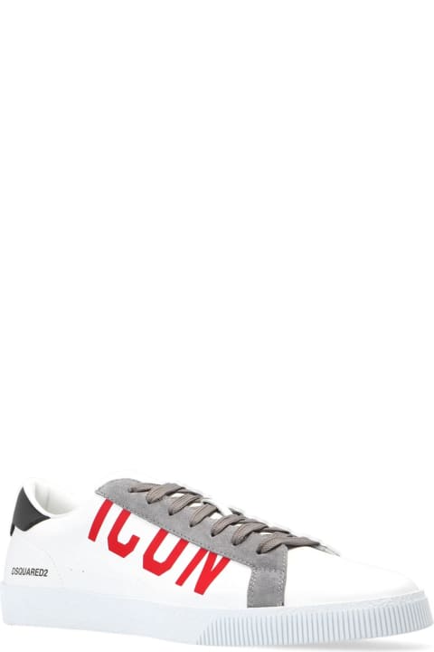 Fashion for Men Dsquared2 Icon Cassetta Leather Sneakers