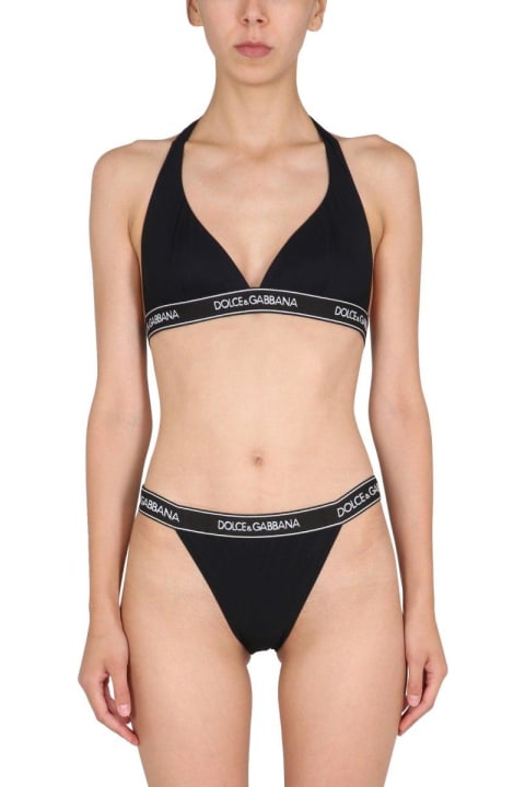 ウィメンズ Dolce & Gabbanaの水着 Dolce & Gabbana Logo Band Two-piece Bikini